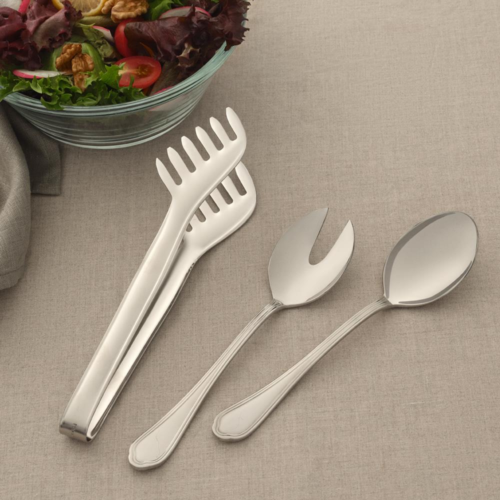 Hisar Floransa 3 Parça Çelik Salata Servis Seti - 2