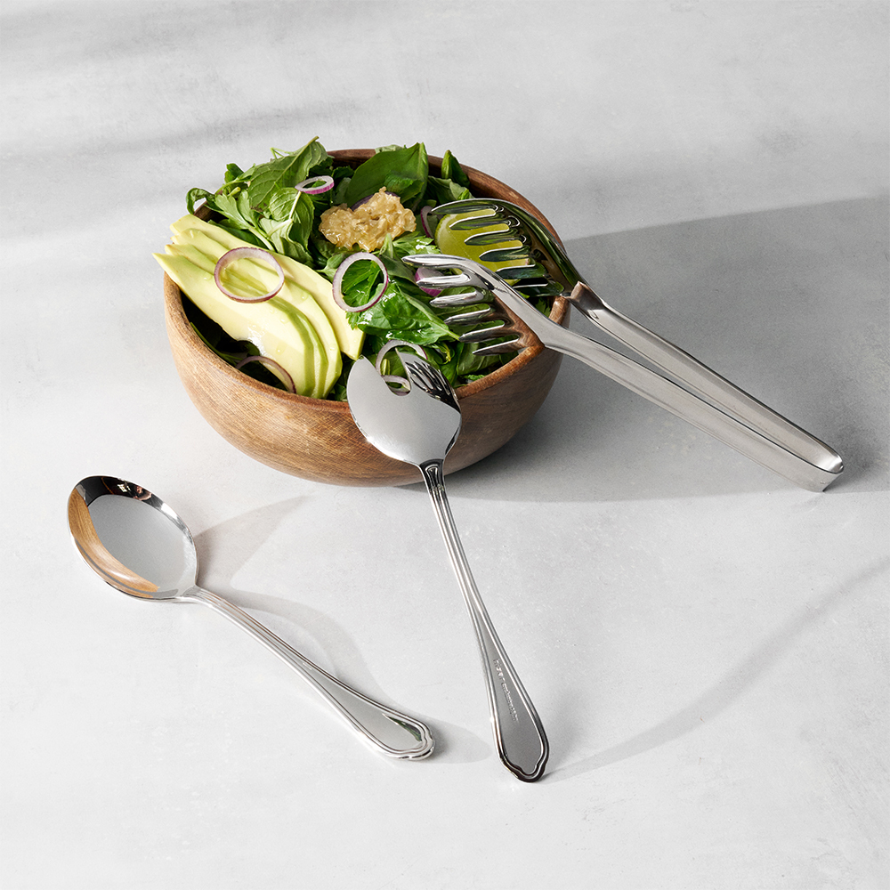 Hisar Floransa 3 Parça Çelik Salata Servis Seti - 1