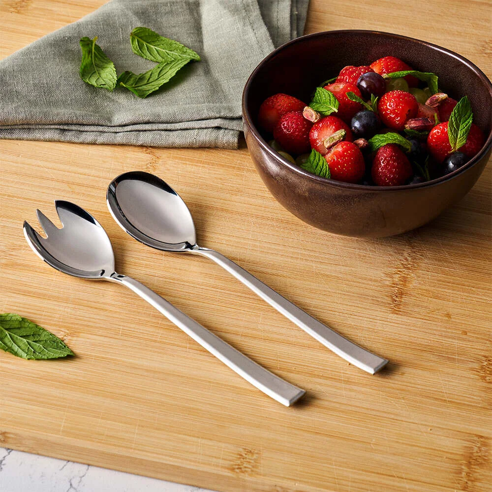 Hisar Miami 2 Parça Çelik Salata Seti - Hisar