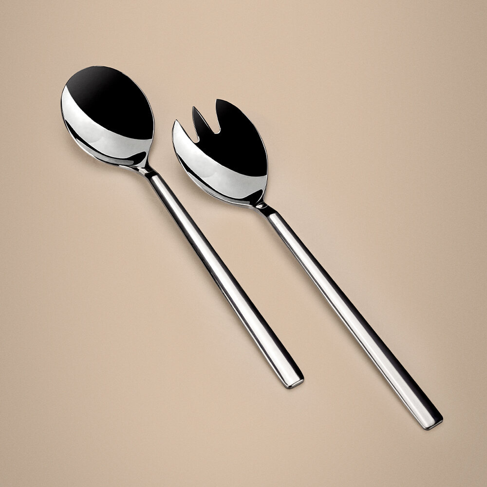 Hisar Milano 2 Parça Çelik Salata Seti - Hisar