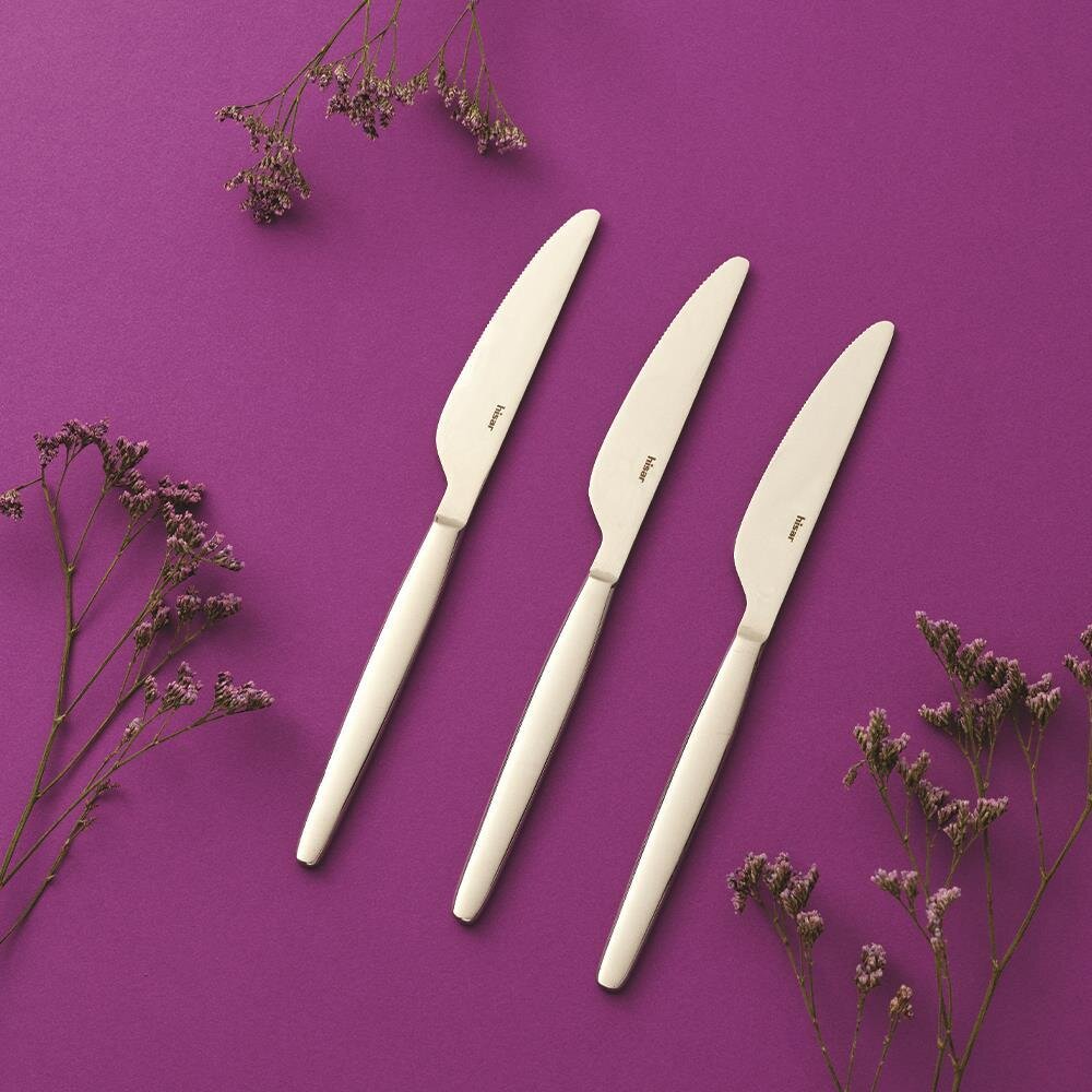 Hisar Optima Lidya 12 Parça Yemek Bıçak - Hisar