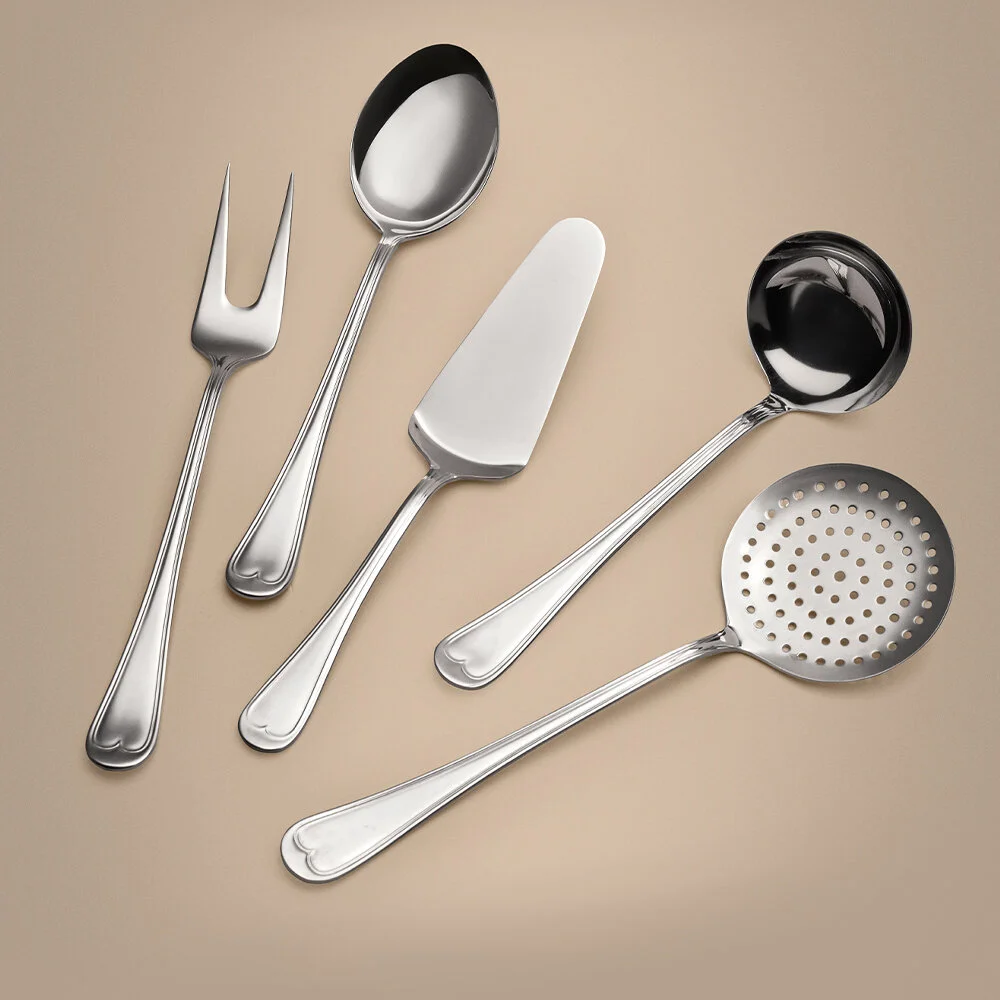 Hisar Topkapı 5 Parça Çelik Servis Seti - 1